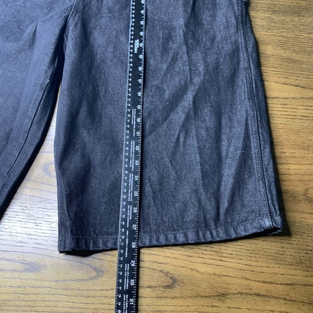 Dickies Carpenter Jean Shorts Denim Mens Size 40 Black Street Grunge Workwear